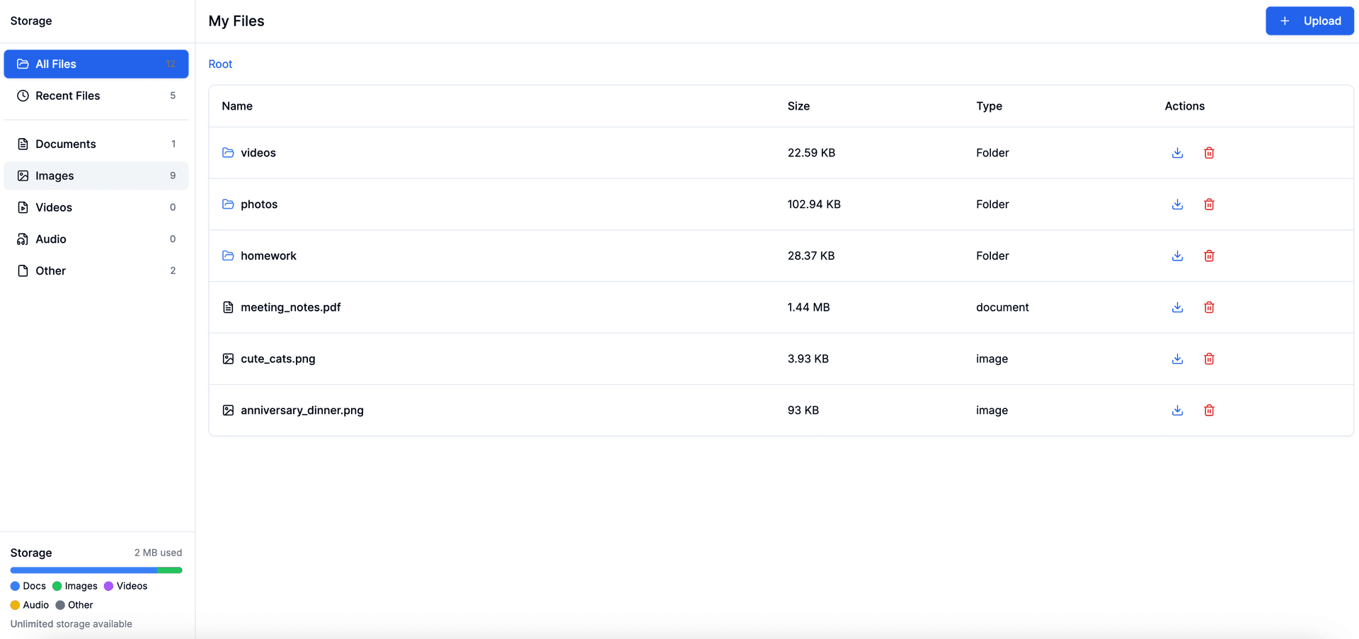 EverStore File Management Interface